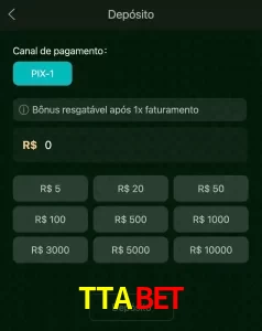 deposits TTABET